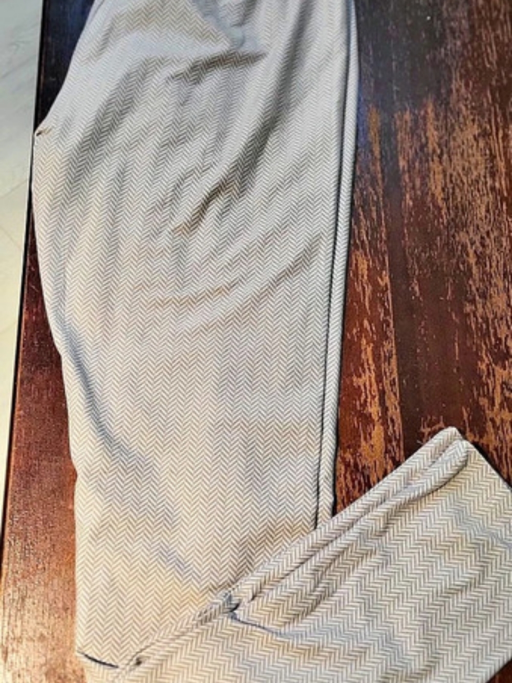 Sweetlegs Leggings Vintage Print in Beige /white